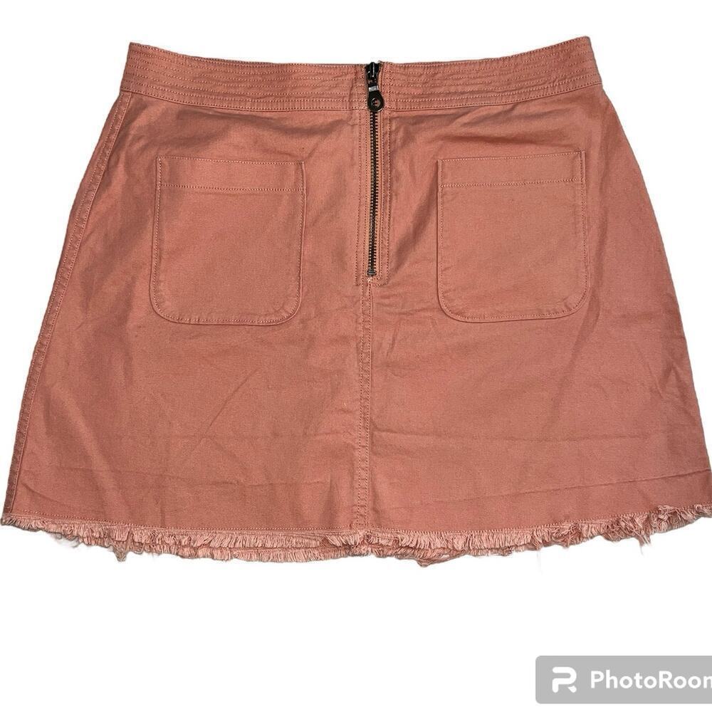 Madewell Women's Mini Skirt in Rust